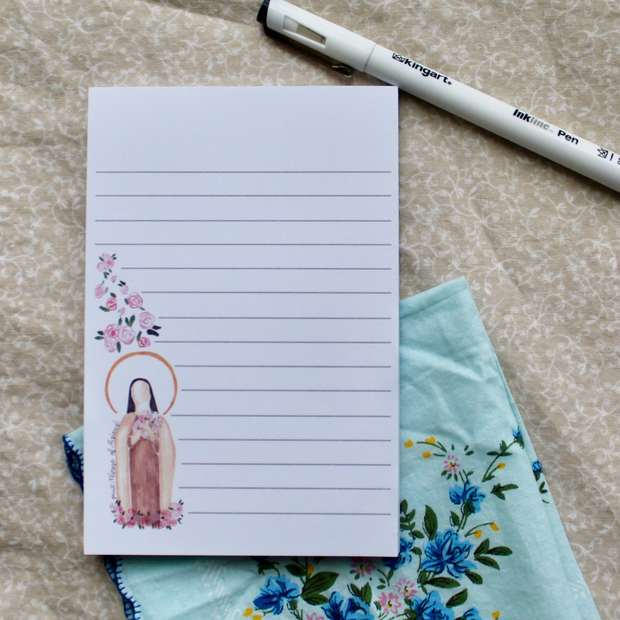 St. Therese of Lisieux Notepad