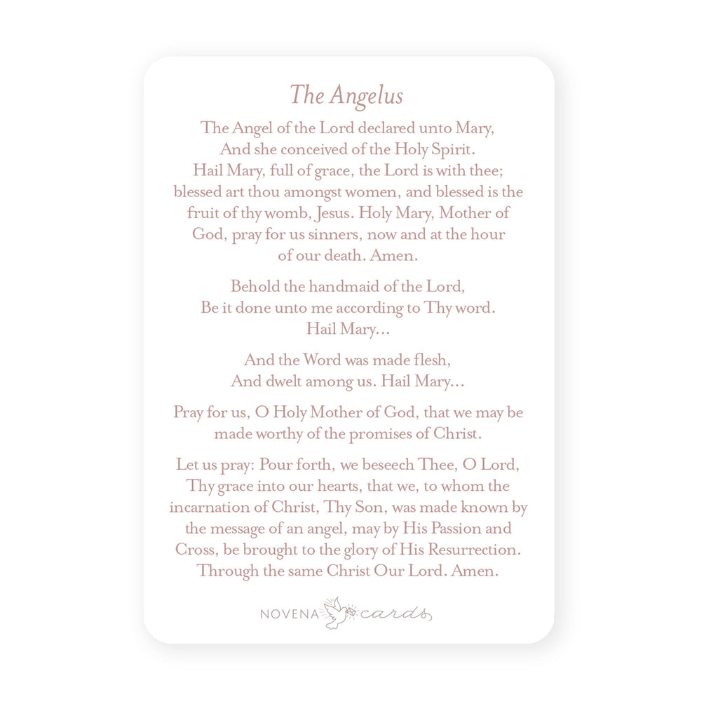 The Angelus Prayer Card
