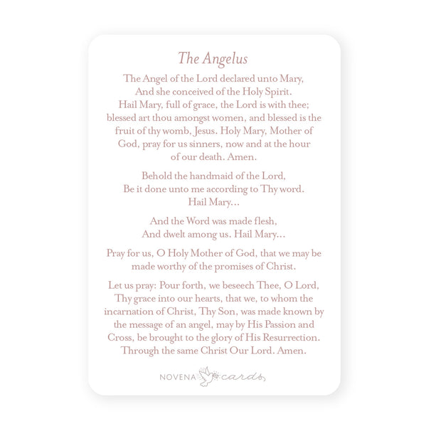 The Angelus Prayer Card