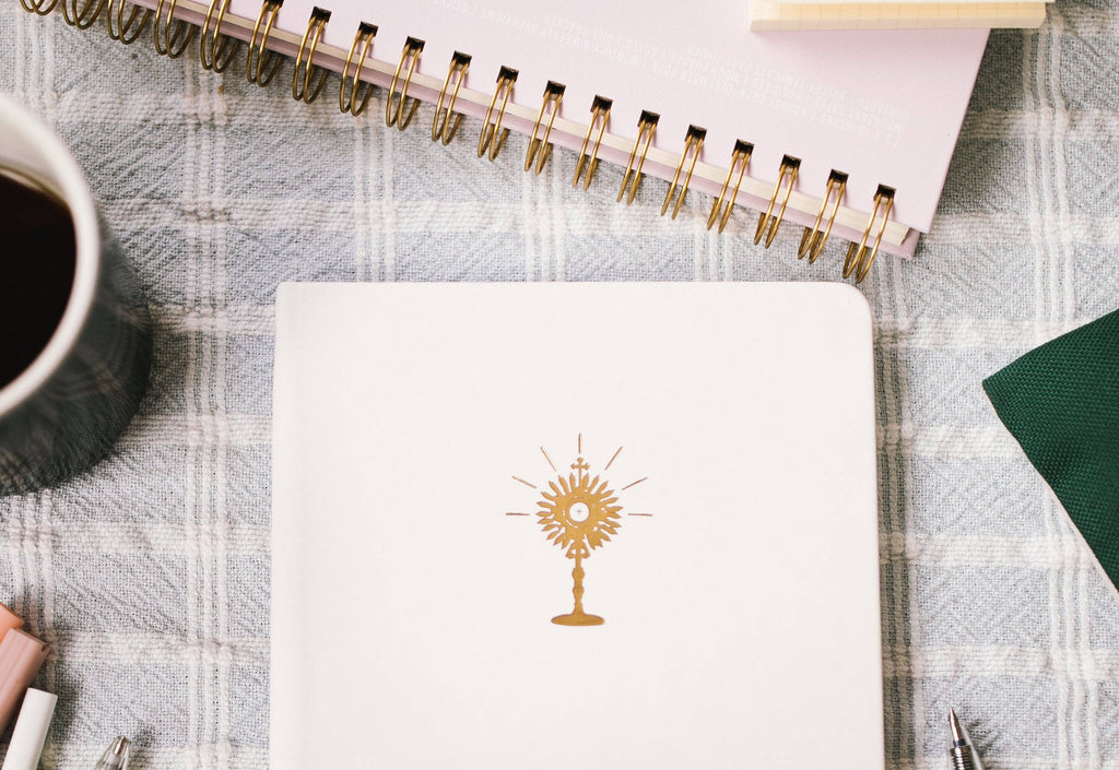 Rejoice Notebook - Gold Eucharist Design