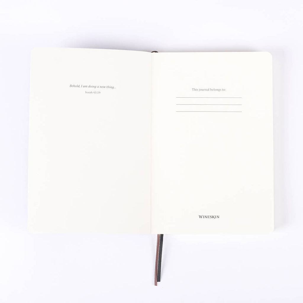 Wineskin Journal -  Soft Cover - Grey - 196 Pages