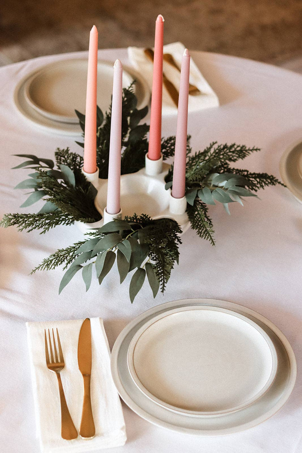 Ceramic Advent Wreath