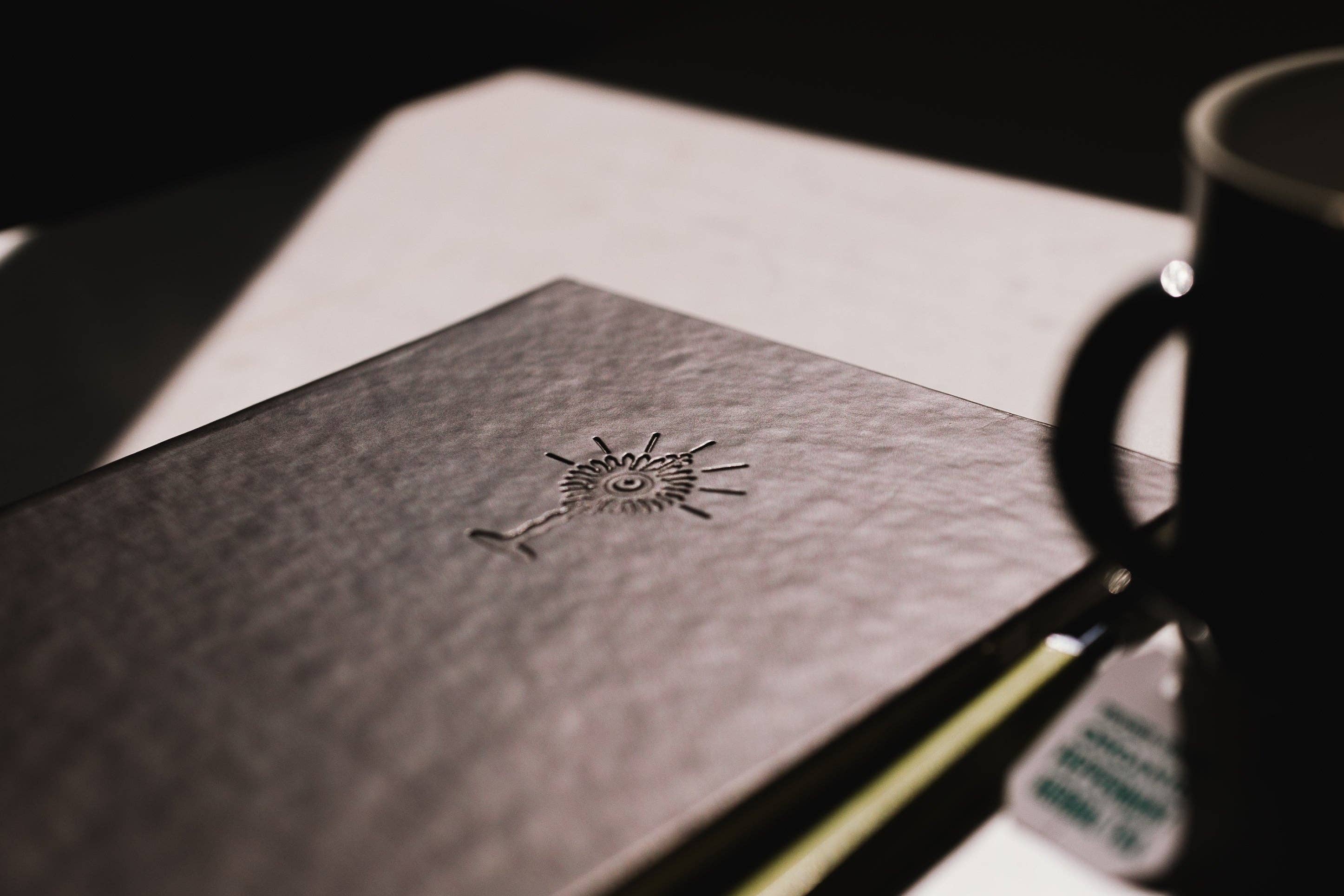 Eucharist Notebook - Dark Brown Embossing