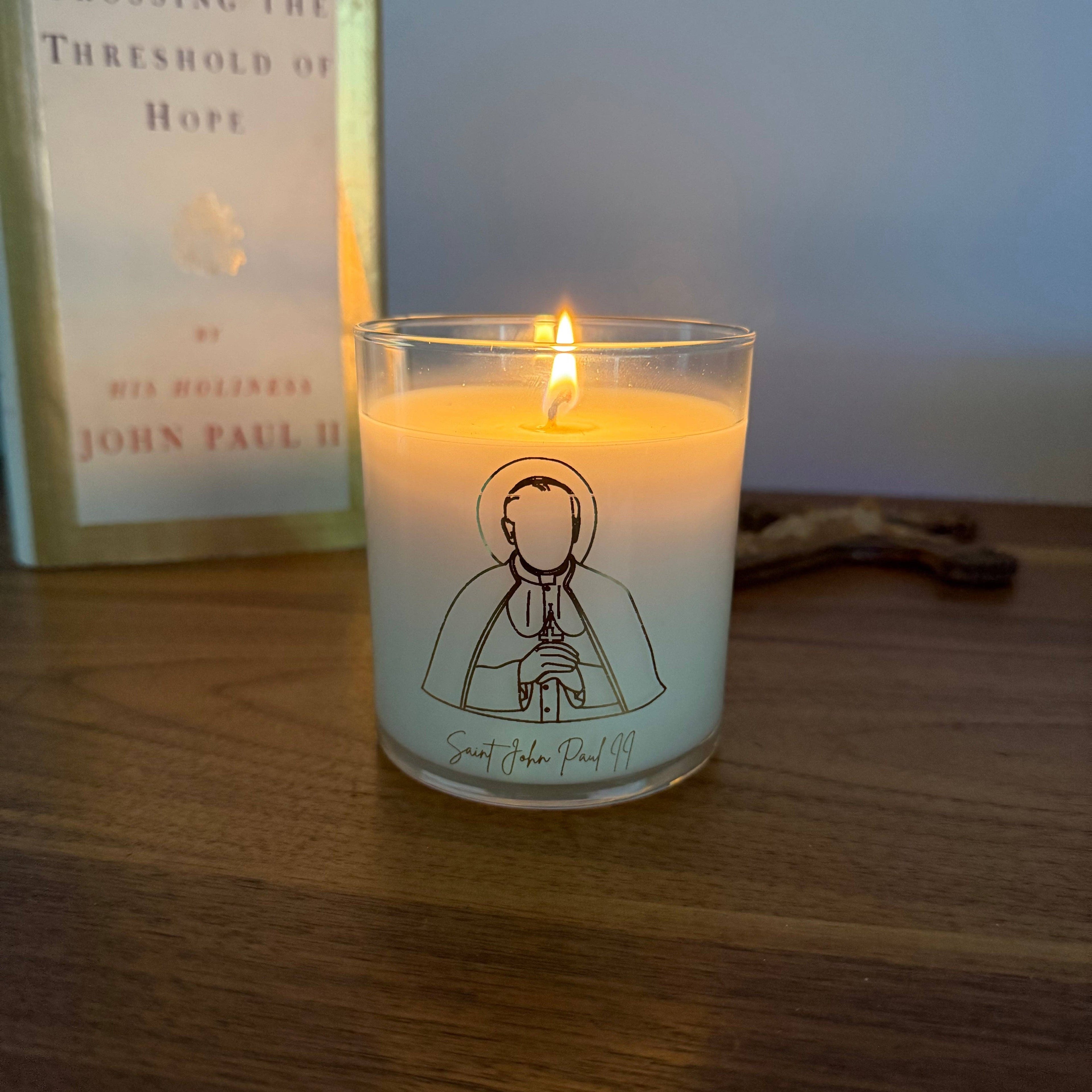 Saint John Paul II Candle