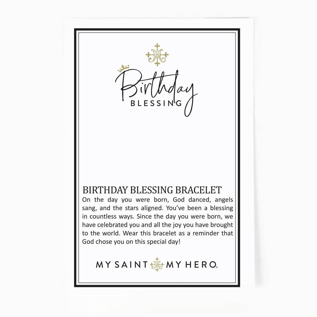 Pearl Birthday Blessing Bracelet