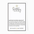 Pearl Birthday Blessing Bracelet