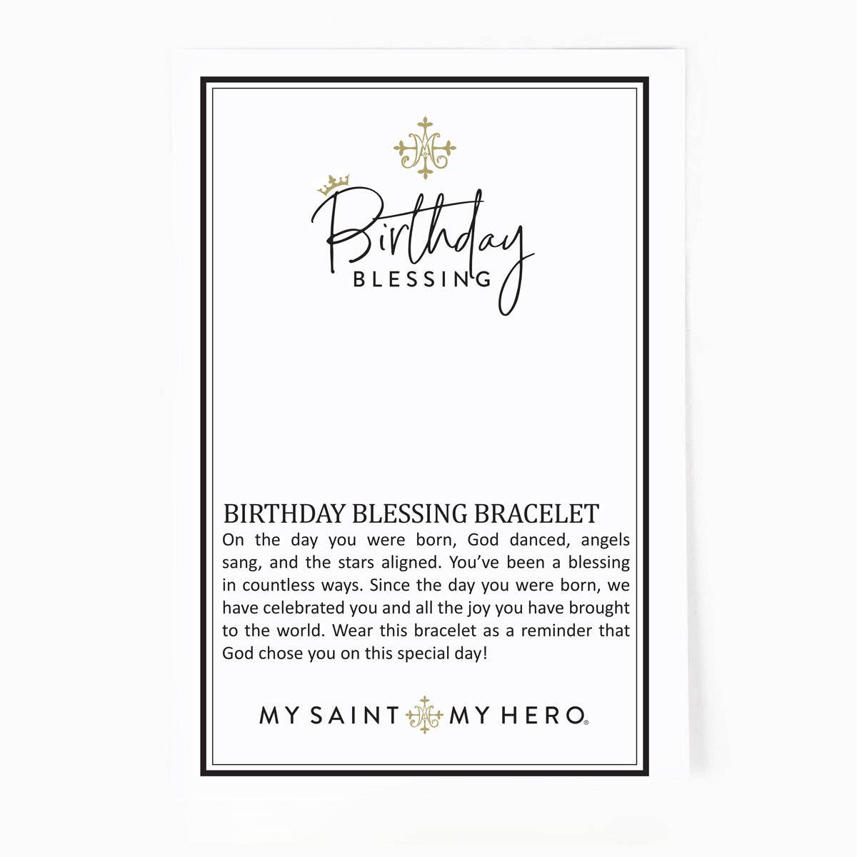 Pearl Birthday Blessing Bracelet