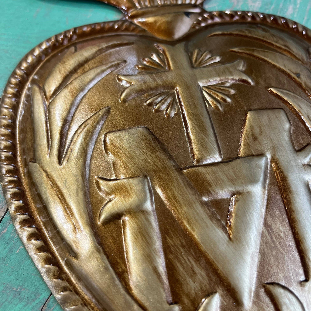 To Jesus Through Mary Sacred Heart Ornaments