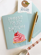 Praying for You on your Birthday Greeting Catholic Card