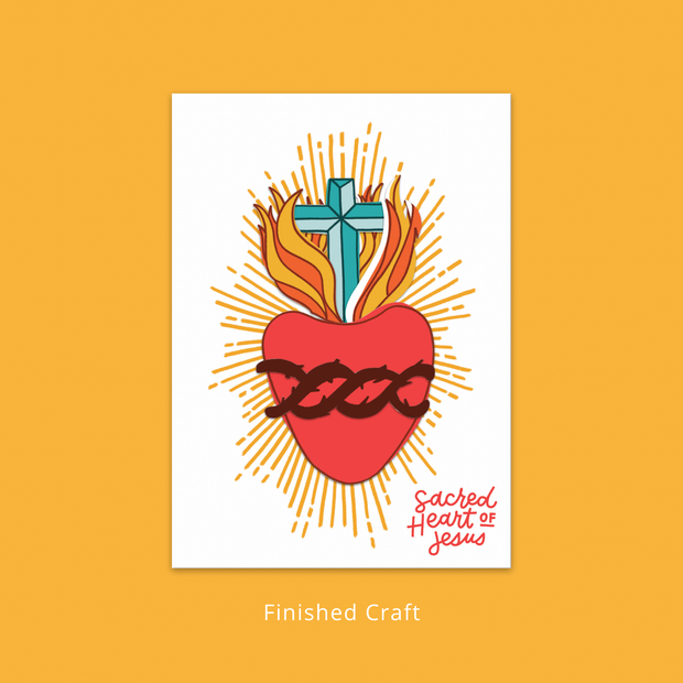 Sacred Heart Enthronement Kit (+ 3 crafts)