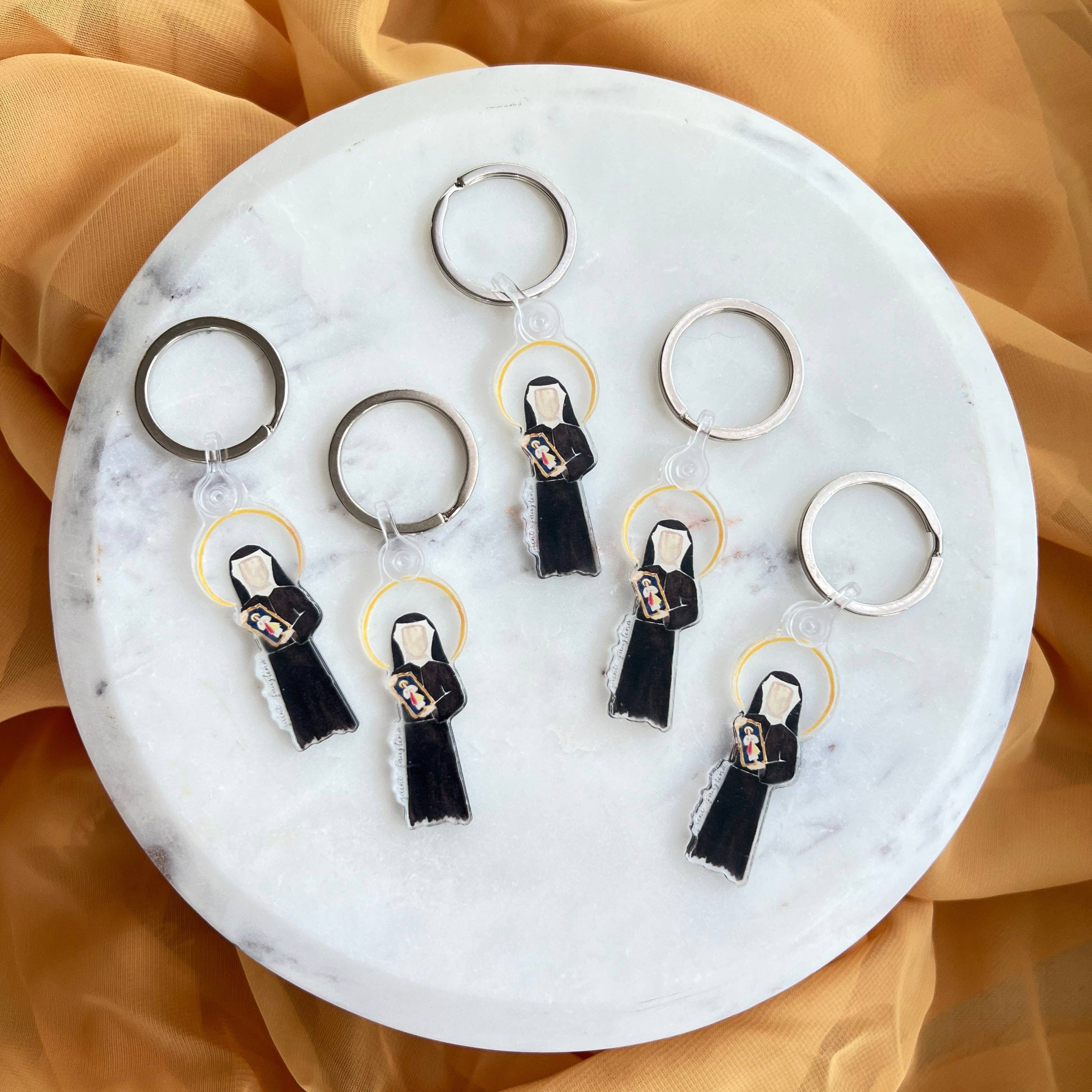 St. Faustina Keychain