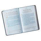 Devotional for Mr. & Mrs. Blue Faux Leather