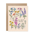Heartfelt Thanks Wildflowers Card