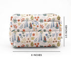 Our Lady of Lourdes lightweight waterproof puffer pouch