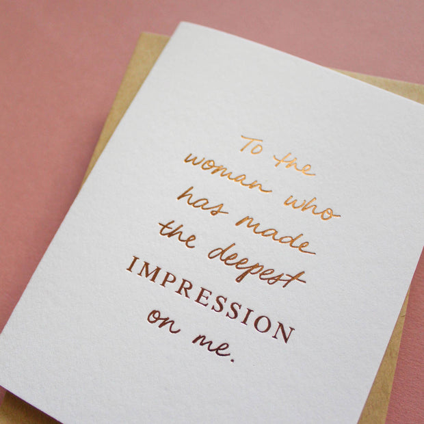 Deepest Impression Card