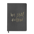 Be Still and Know Fabric Journal - Home Decor & Gifts