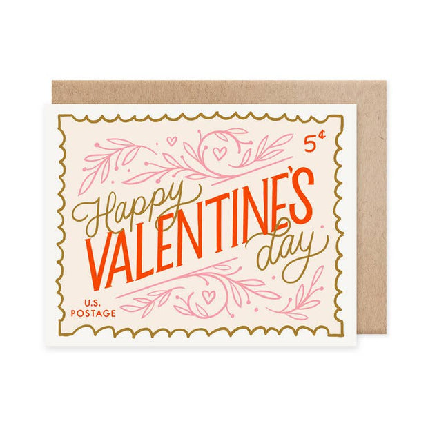 Valentine's Day Stamp Card