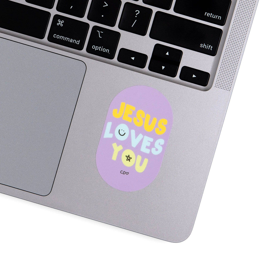 Jesus Loves You Decal Sticker