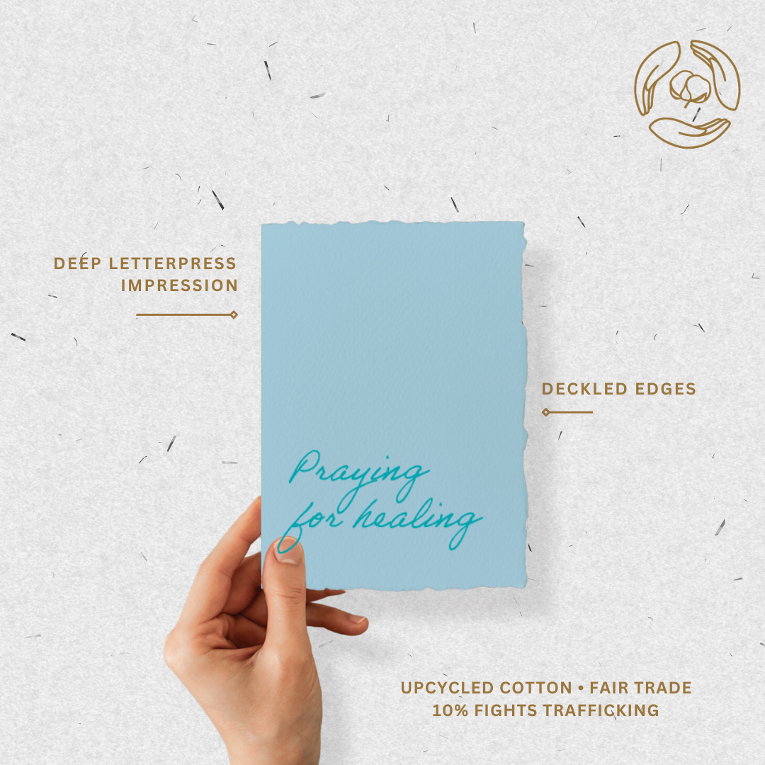 Praying for healing | Religious Christian Greeting Card