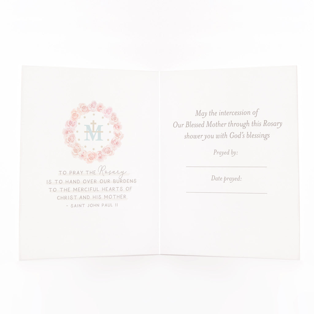 Rosary Card | Mixed Set | Floral