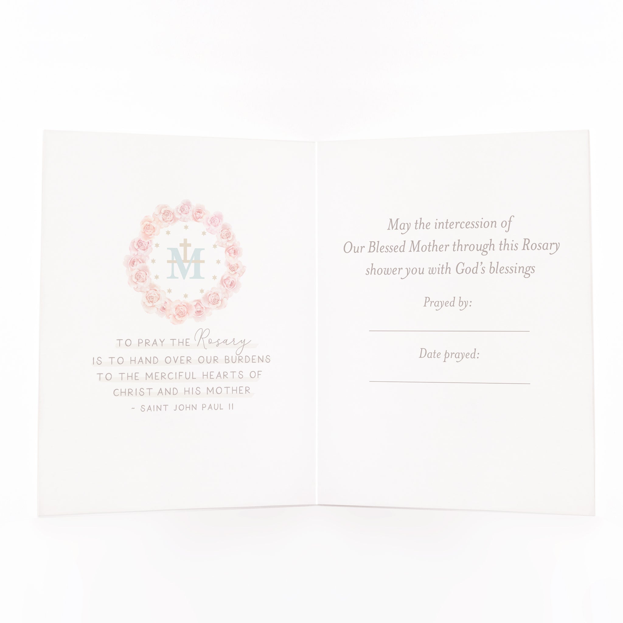 Rosary Card | Mixed Set | Floral