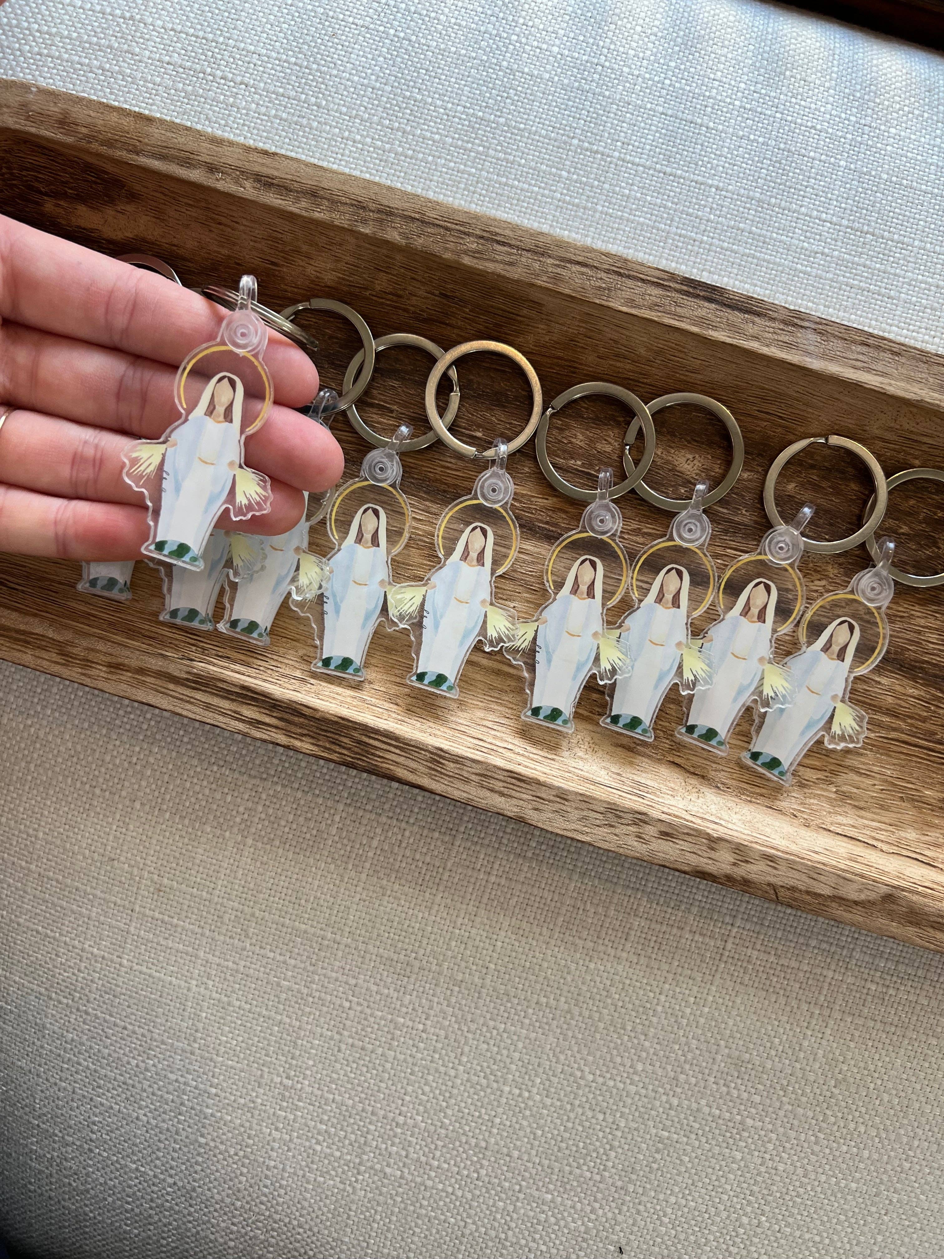 Our Lady of Grace Keychain