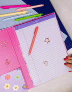Happy Daisy Clipfolio with Lined Notepad