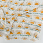 Blessing Prayer Muslin Blanket Swaddle