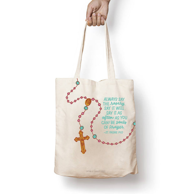 Rosary Tote Bag