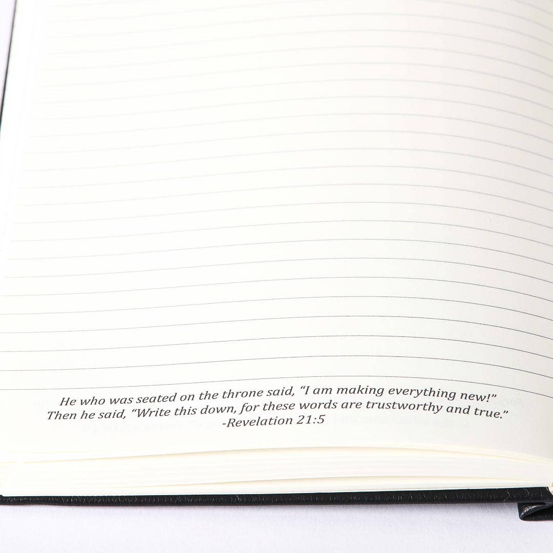 Wineskin Journal -  Hard Cover - Black - 420 Pages