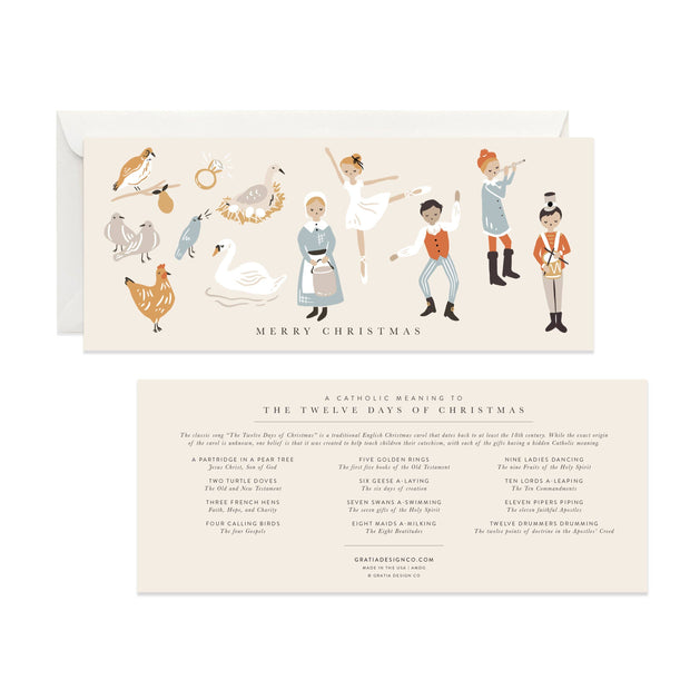 A Catholic 12 Days of Christmas Card