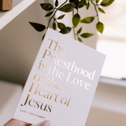 Catholic Greeting Card for Priests, St. John Vianney Quotes, Gold Foil