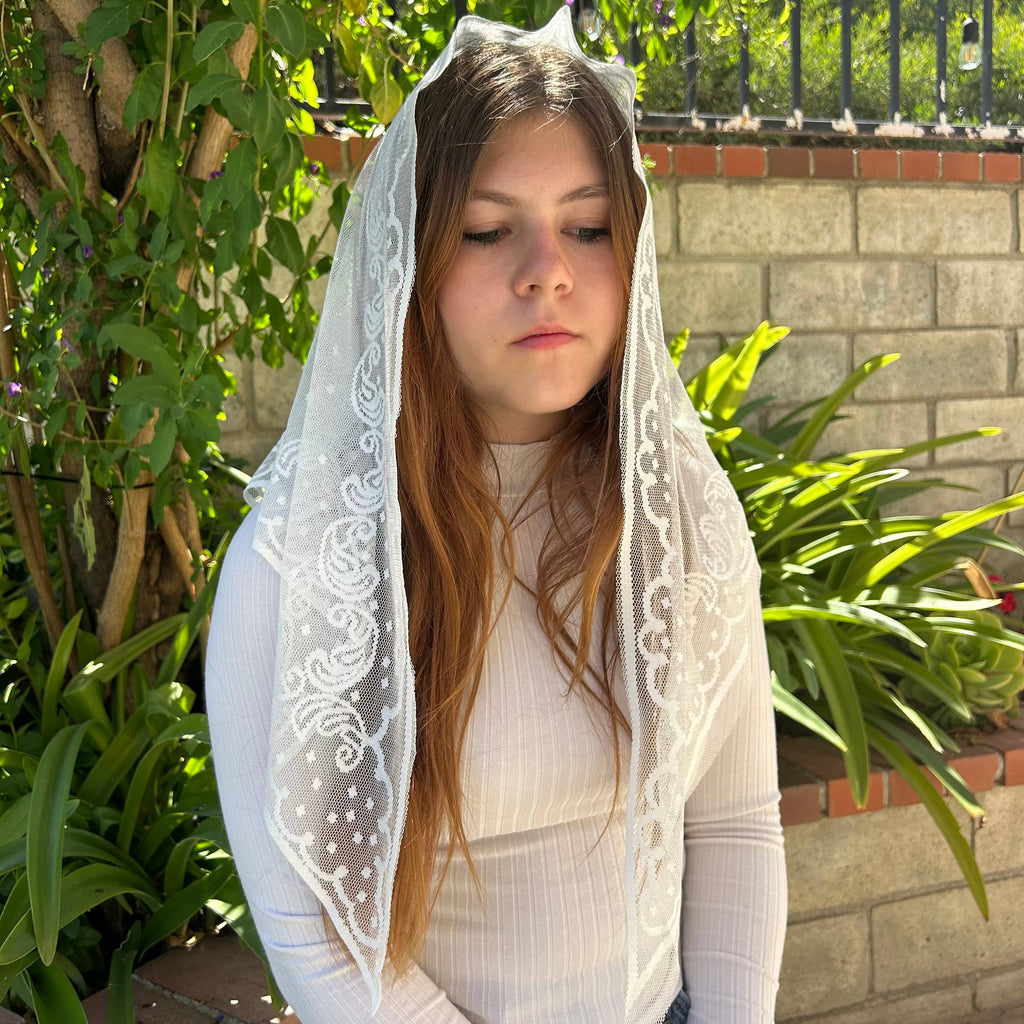 Jerusalem Veil  -White 