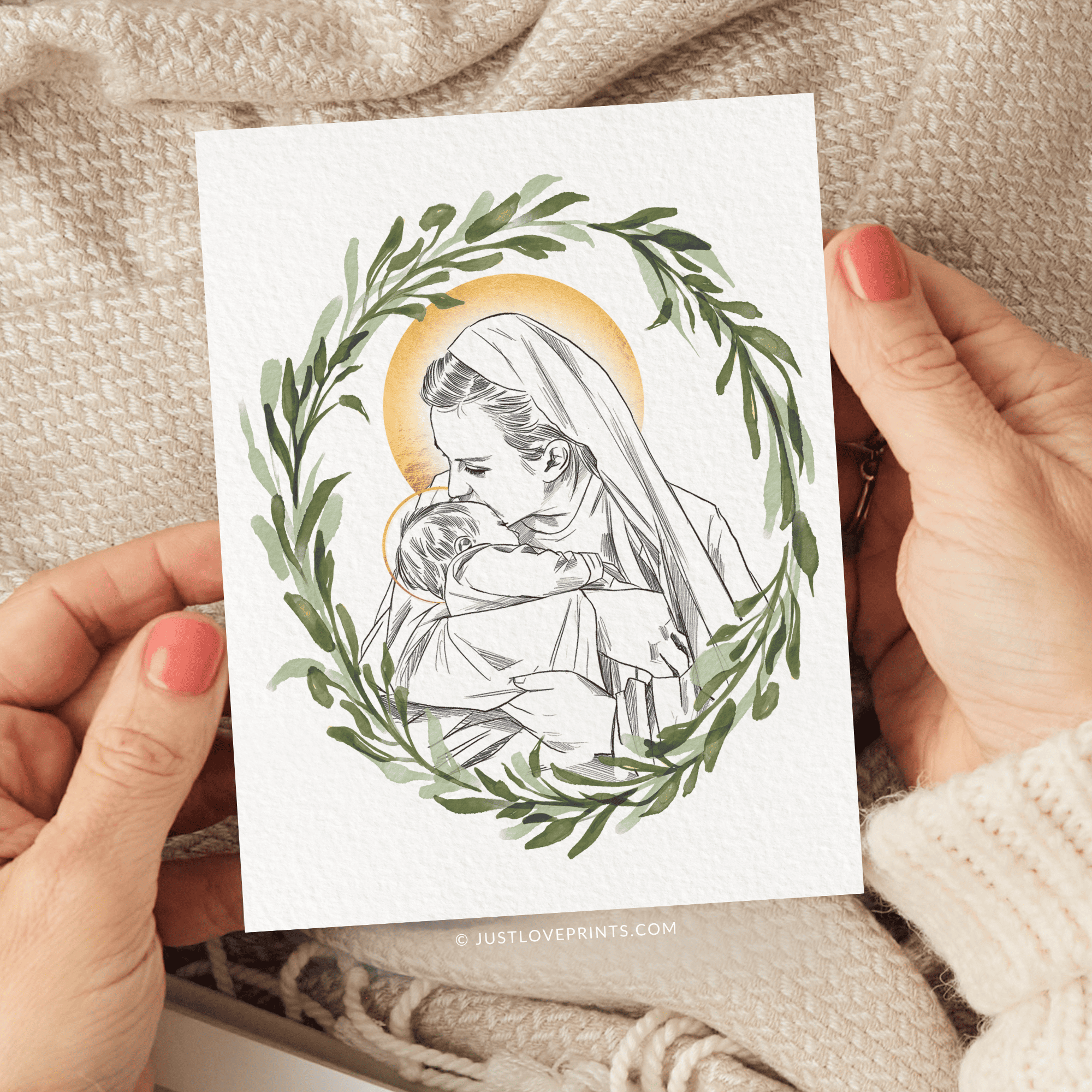 Mary Miscarriage Greeting Card
