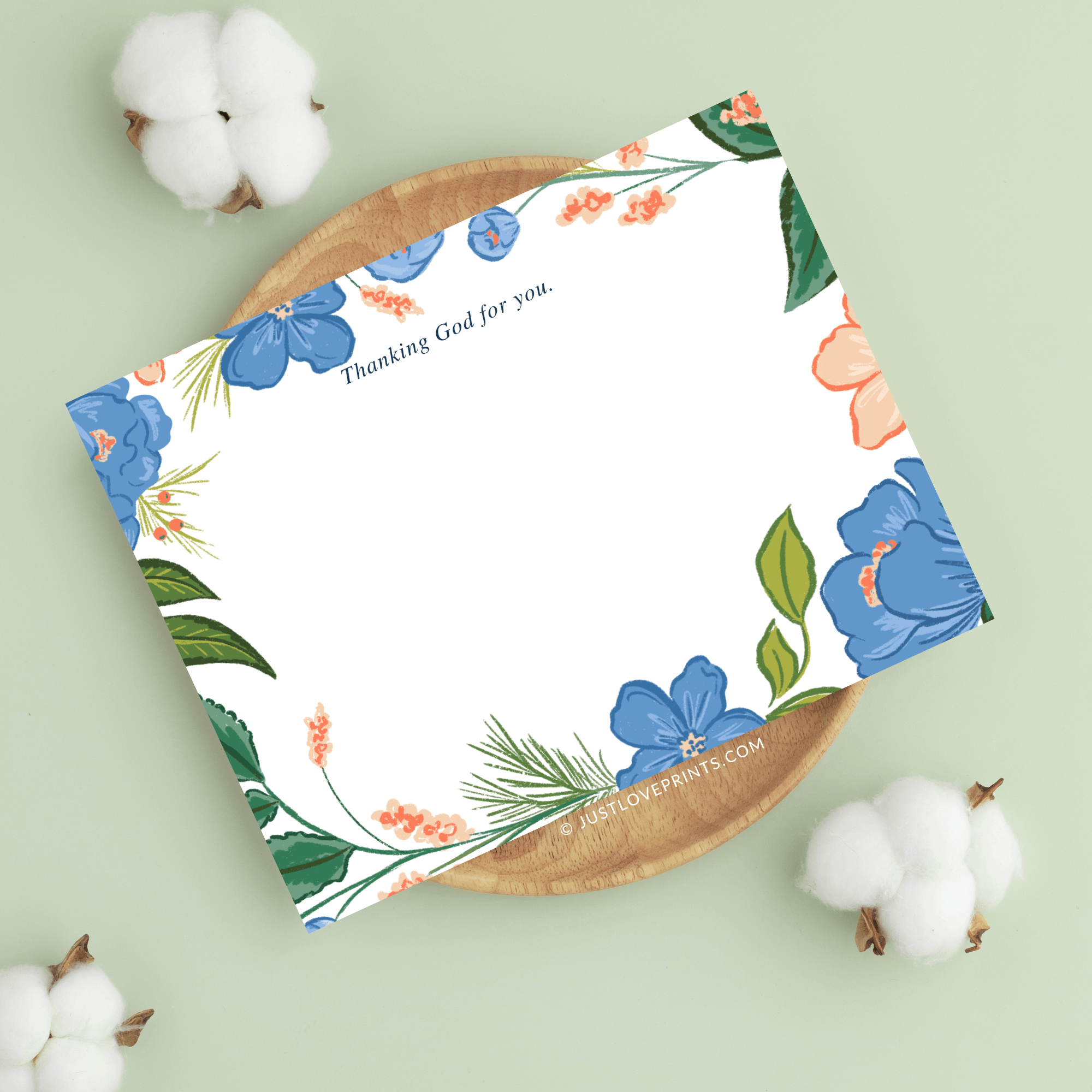 Thanking God For You Note Card Pack