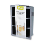 Colossal Silicone 2 inch Ice Cube Tray Gray