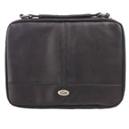 Bible Cover Organizer Two-fold Black Ichthus Badge