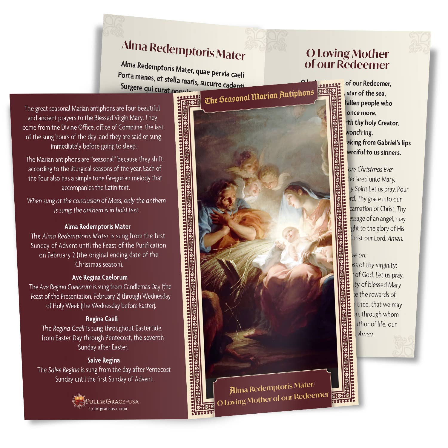 Alma Redemptoris Mater Marion Antiphon (Latin & English)