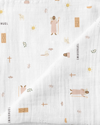 Catholic Muslin Swaddle Baby Blanket