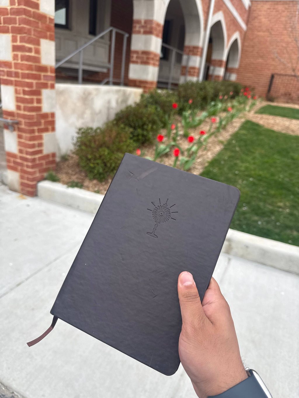 Eucharist Notebook - Dark Brown Embossing