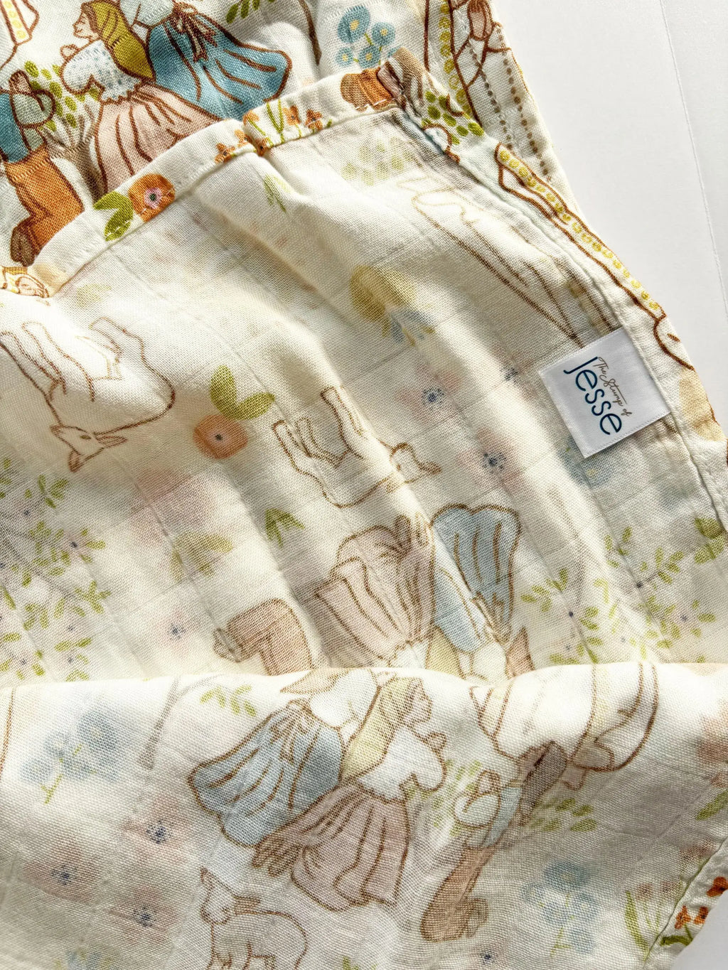 Our Lady of Fatima Muslin Deluxe Swaddle I Catholic Gift 