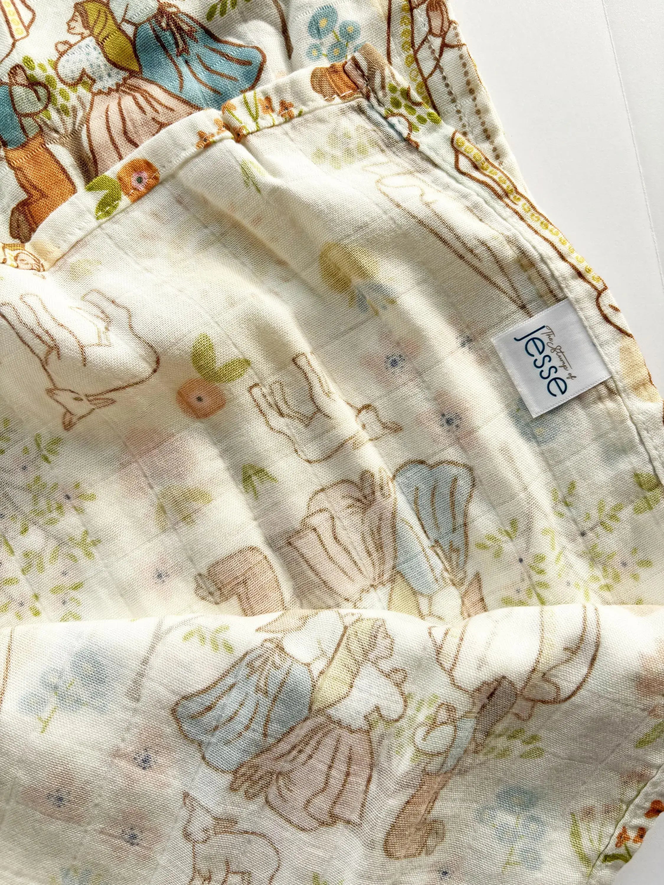 Our Lady of Fatima Muslin Deluxe Swaddle I Catholic Gift 