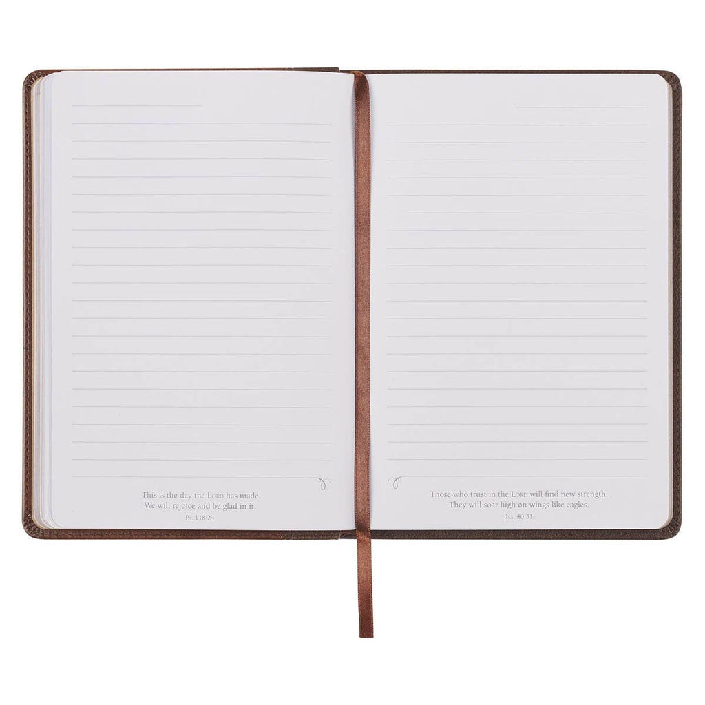Journal Classic Brown Crown of Thorns/Amazing Grace Isa 53:5