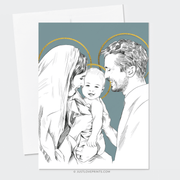 Holy Family Greeting Card