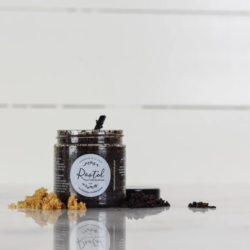 Rise & Shine Face and Lip Coffee Scrub 4oz