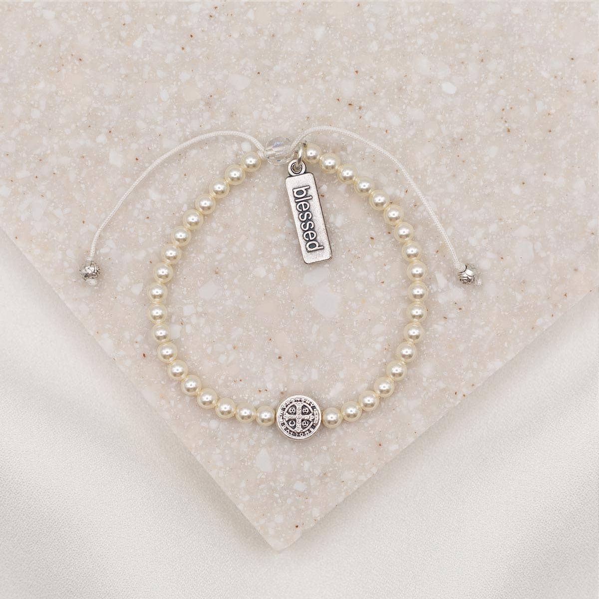 Pearl Birthday Blessing Bracelet