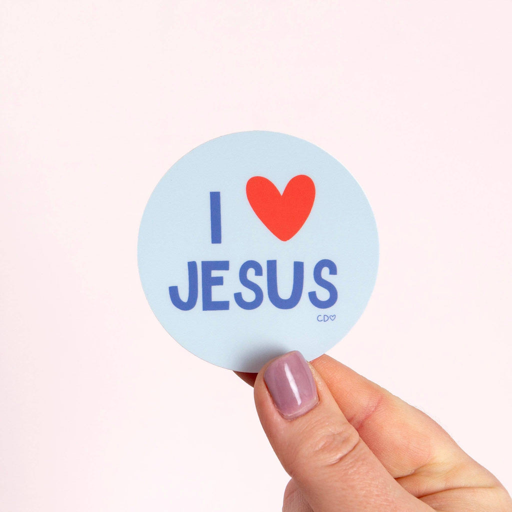 I Love Jesus Decal Sticker