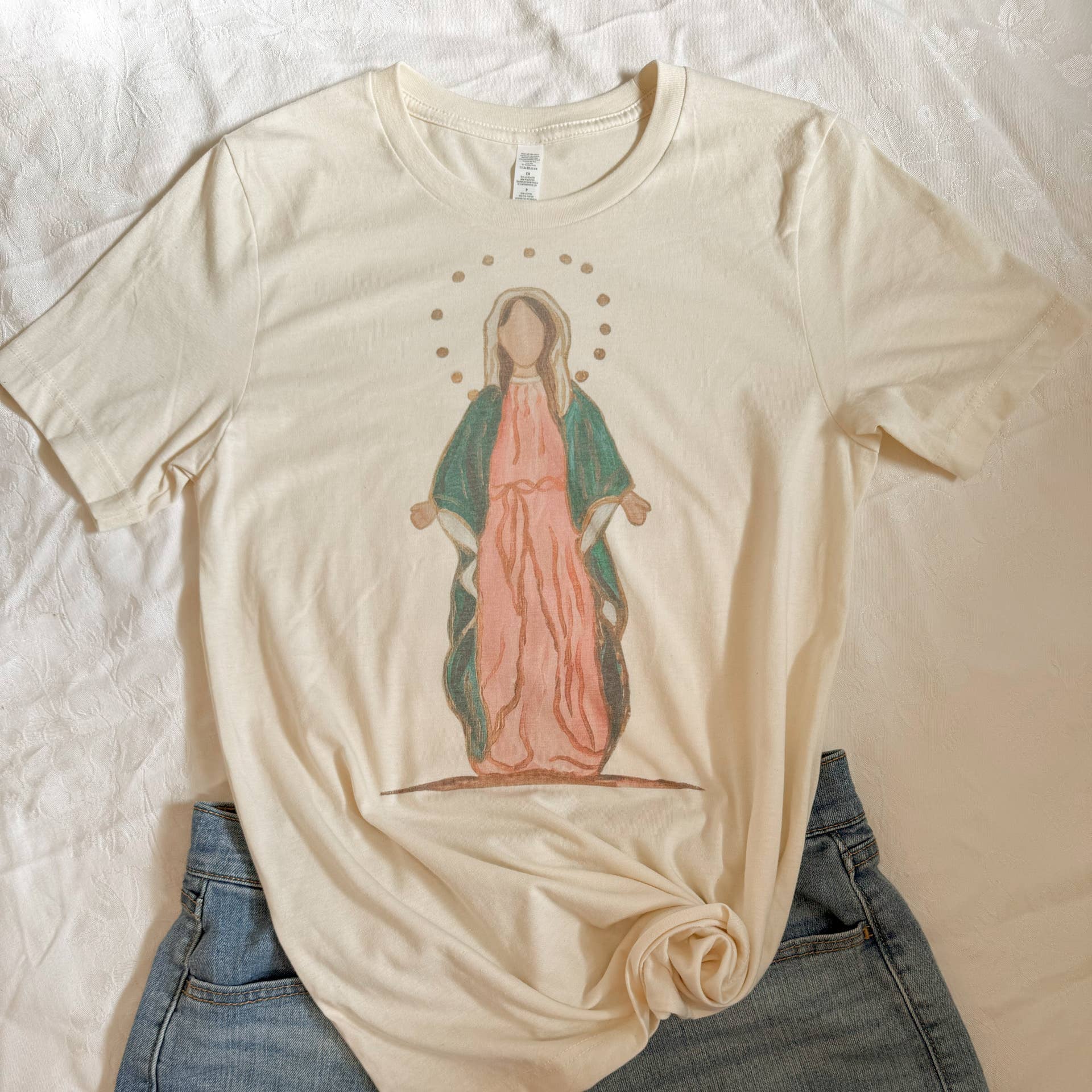 Mary in Sweet Cream T-Shirt