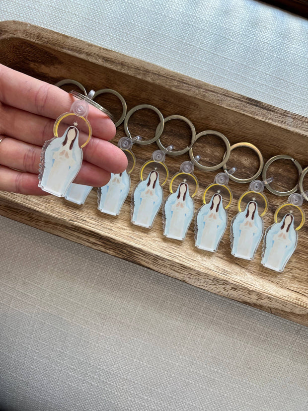 Our Lady of Stella Maris Keychain