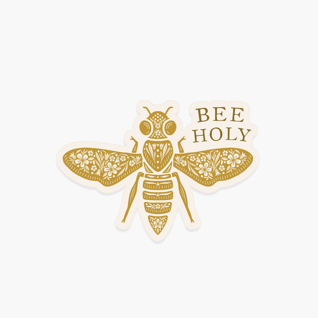 Bee Holy Vinyl Sticker